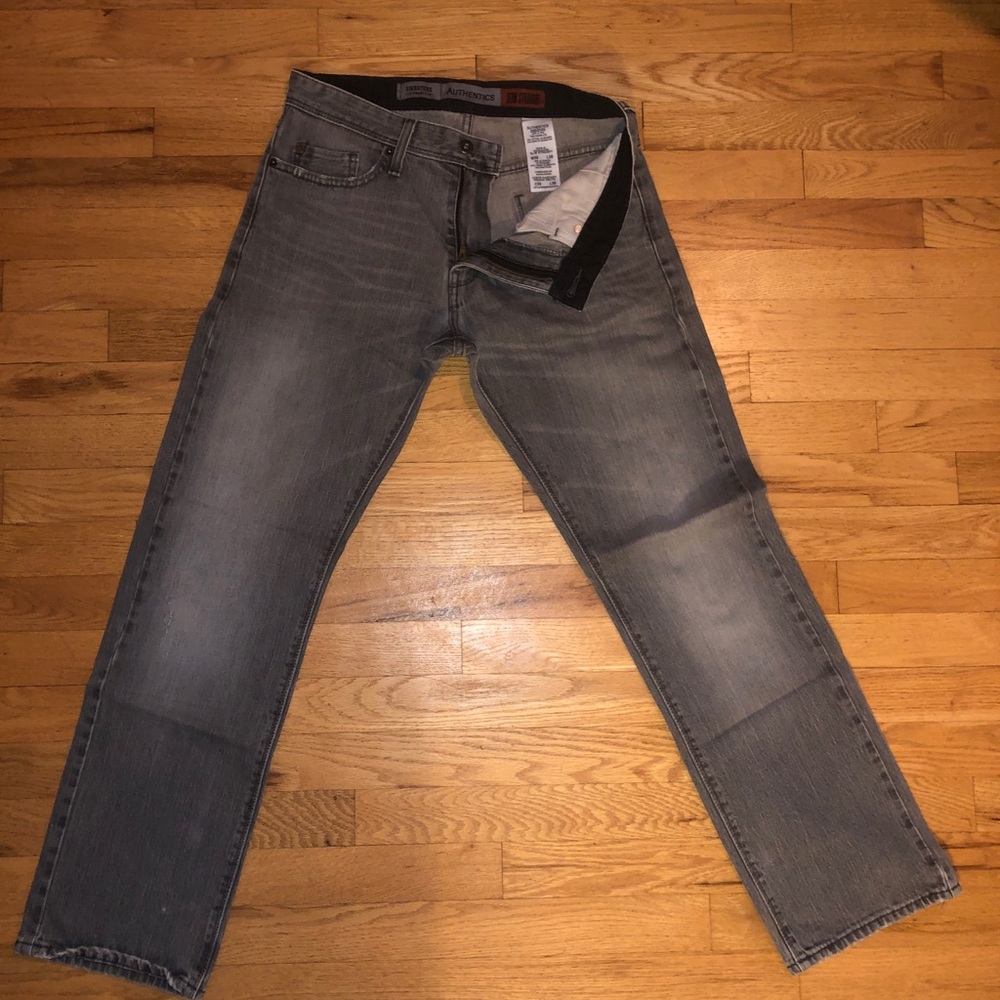 Levi Strauss & Co Slim Straight Black Jeans W30L30